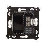 Диммер кнопочный в стену для LED ламп, "Avanti", "Черный квадрат"