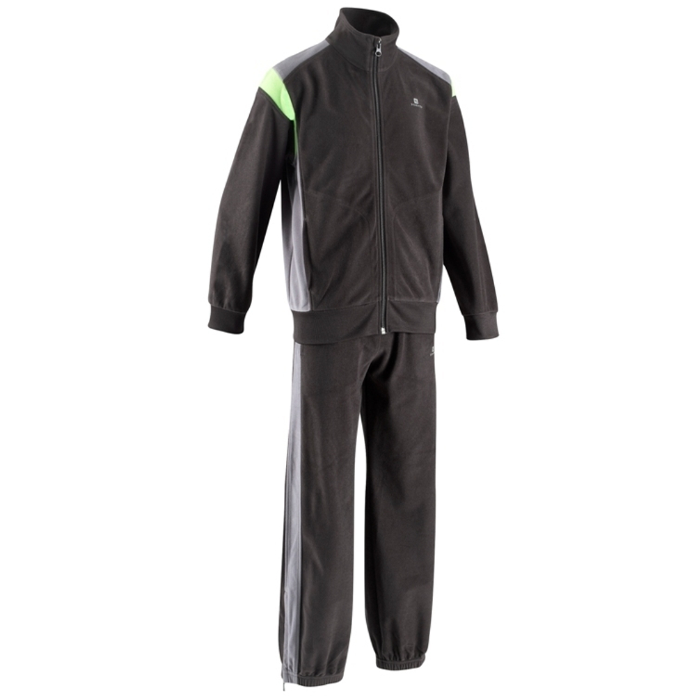 Костюм спортивный из олимпийки и штанов с контрастными вставками