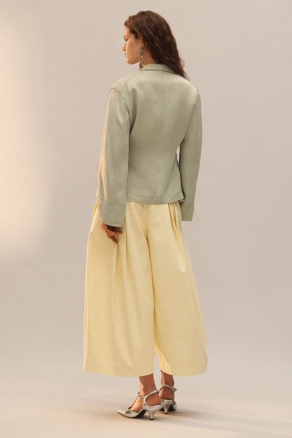 ZARA ТУФЛИ НА ВЫСОКОМ КАБЛУКЕ - LIMITED EDITION, СЕРЫЙ