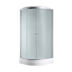 Душевая кабина AvaCan (АваКан) C2010 LED с низким поддоном, с ГМ, с электрикой и LED освещением, 100х100х215