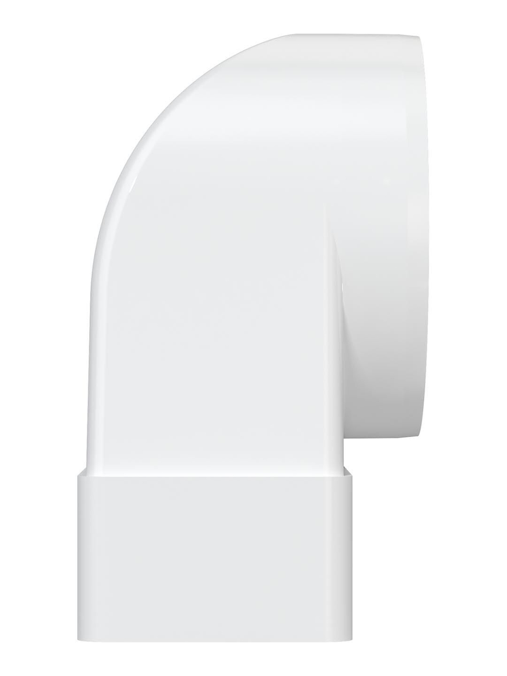 Переходник СККП D100 90° 60х120 пластик ERA