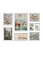 Картины на стену интерьерные на холсте 8 шт