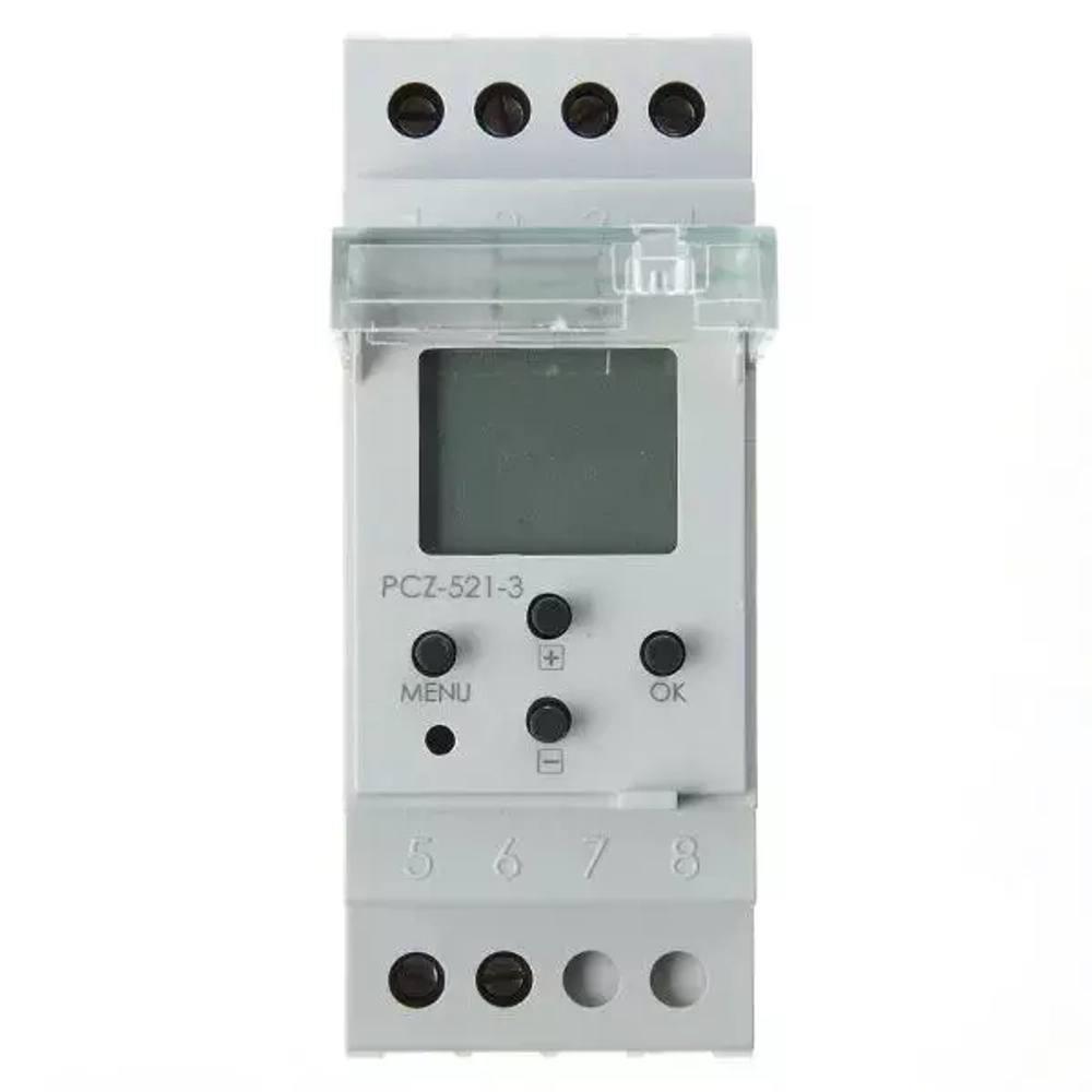Реле времени программируемое циклическое PCZ-521-3 16А 24-264В AC/DC