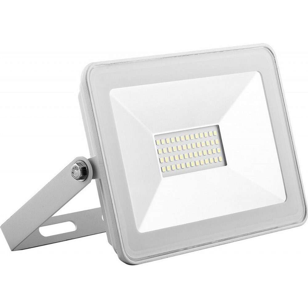Прожектор светодиодный. 2835SMD. 30W 6400K  AC230V/50Hz IP65. белый в компактном корпусе. SFL90-30