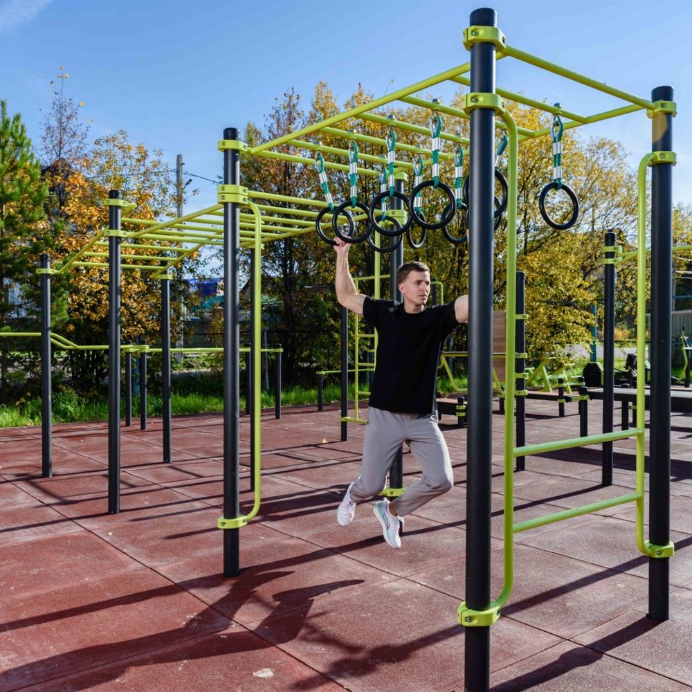 W358 GTO Рукоход с изменением высоты с подвижными кольцами (разноуровневый) ZAVODSPORTA