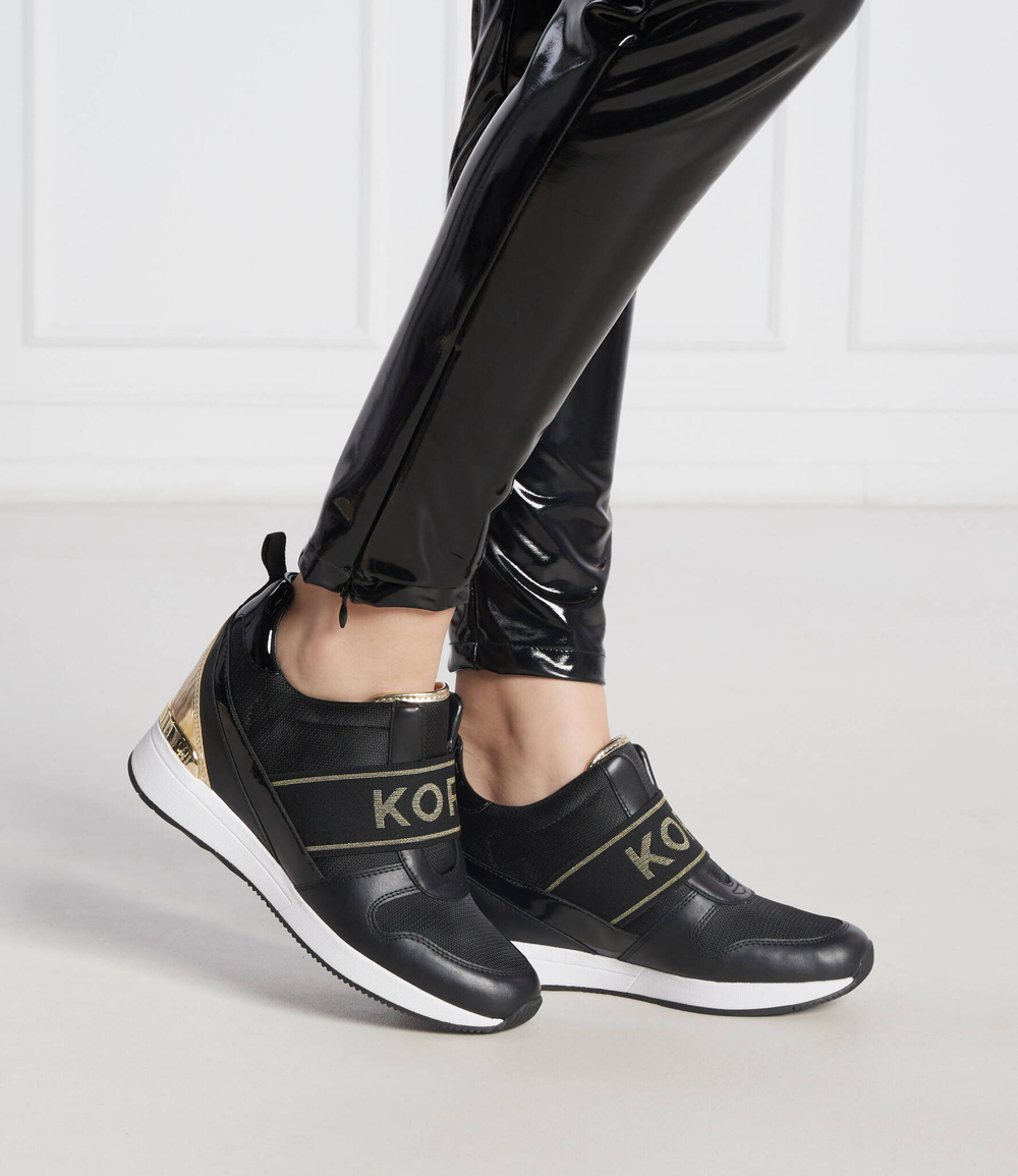 кожаные кроссовки maven слипоны Michael Kors - черный(43F2MVFP1D)