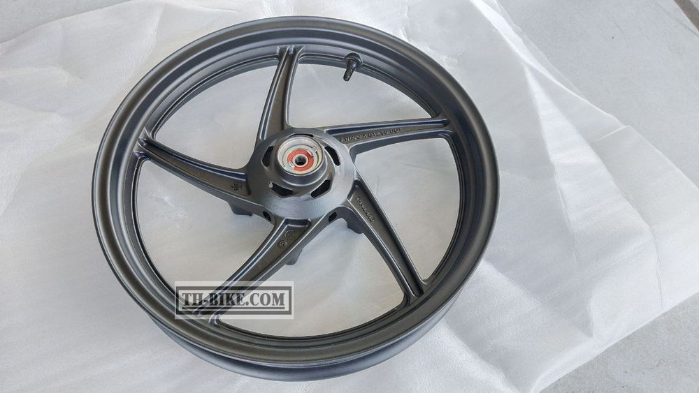 44650-KPP-T00ZA. WHEEL SUB ASSY., FR. *NH303M* (NH303M MAT AXIS GRAY METALLIC). HONDA.