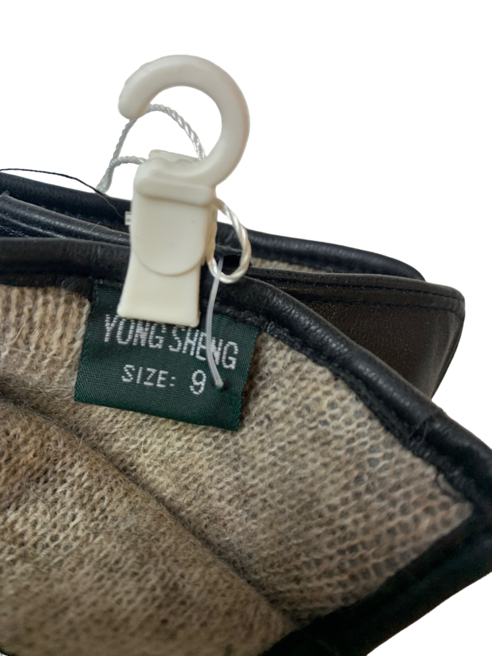 Yongsheng.Эко кожа. Подклад трикотаж-шерсть.Перчатки.Женские.10 шт в упаковке.