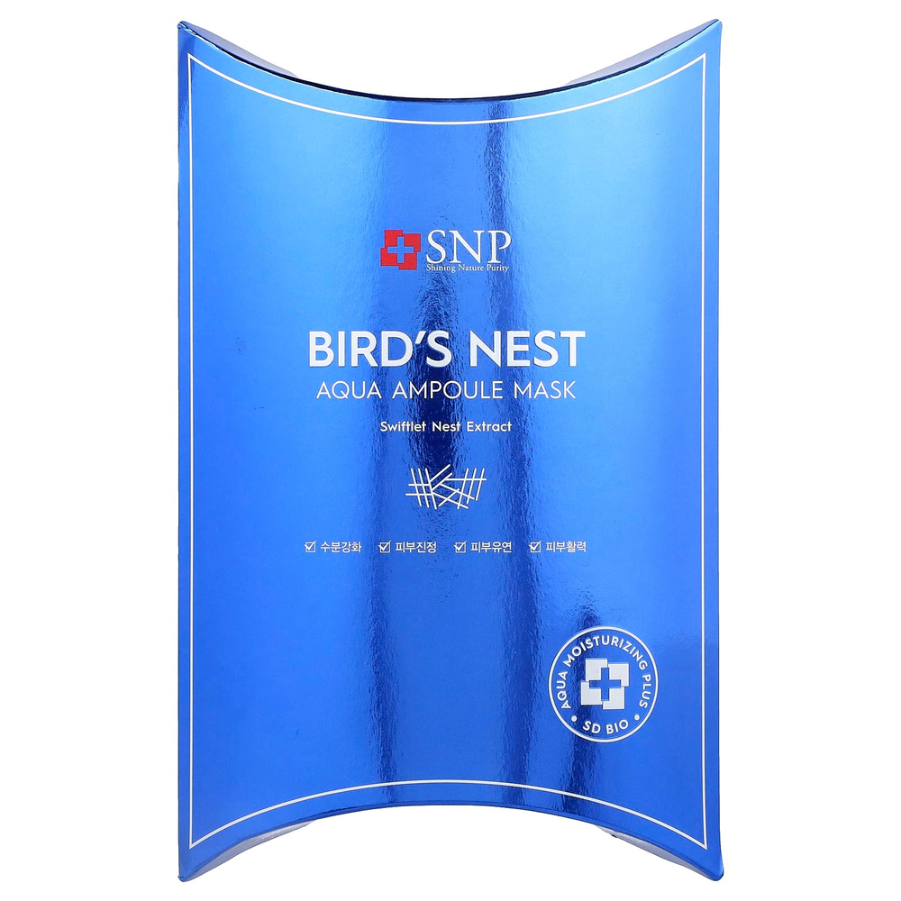 SNP, Animal's Nest, маска для лица с минеральной водой, 10 шт. по 25 мл (0,84 жидк. унции)