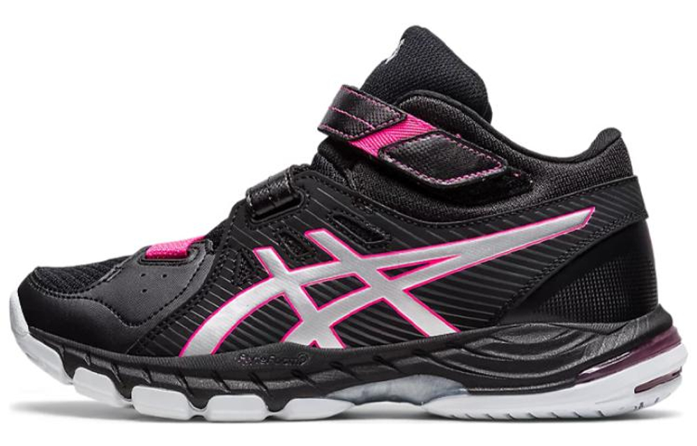 Asics Court Selfit 2 Court Selfit 2 Mid top Volleyball Shoes Unisex Black Silver