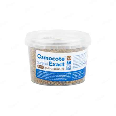 Осмокот Экзат Стандарт 5-6м 15-9-12+2MgO+TE 0,25кг