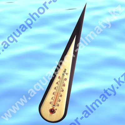 Термометр Д-9 деревянный - Капелька