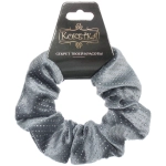 Резинка для волос бархатная «DesignPRO», цвет серый, d-10см