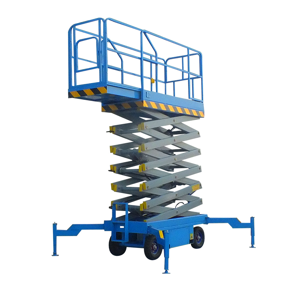 Подъемник ножничный самоходный 500 кг 9/11 м TOR SJY-0,5-9DC аккумуляторный