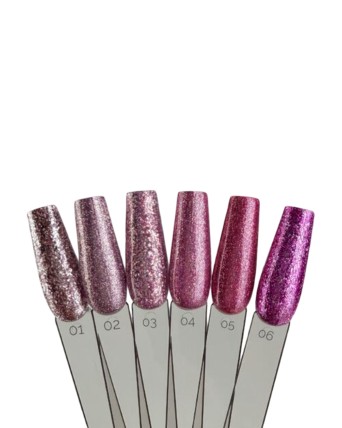 Гель-лак Искорка розовая 01 Pink House 10мл