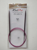 Спицы круговые Knit Pro cubics, размеры в ассортименте