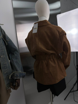 Куртка-пиджак женский артикул 989 цвет "кэмел"