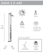 Душ солнечный Arkema Dada S D 440