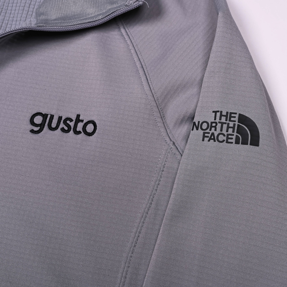 Технологичная флиска The North Face с вышивкой компании Gusto, S