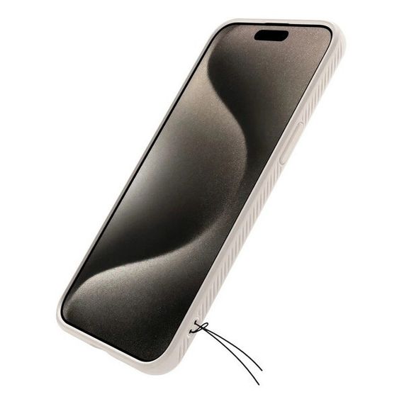 Чехол Spigen Liquid Air для iPhone 15 Pro Max (ACS07212) Natural Titanium / Серый