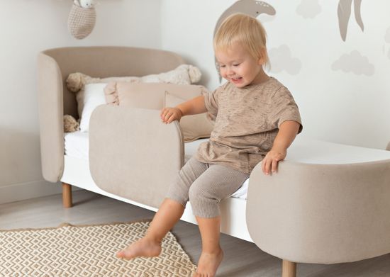 Мягкий чехол для бортика KIDI soft (бежевый)