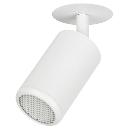 Светильник встраиваемый алюминиевый ЭРА KL106 WH под лампу MR16 GU10 белый матовый