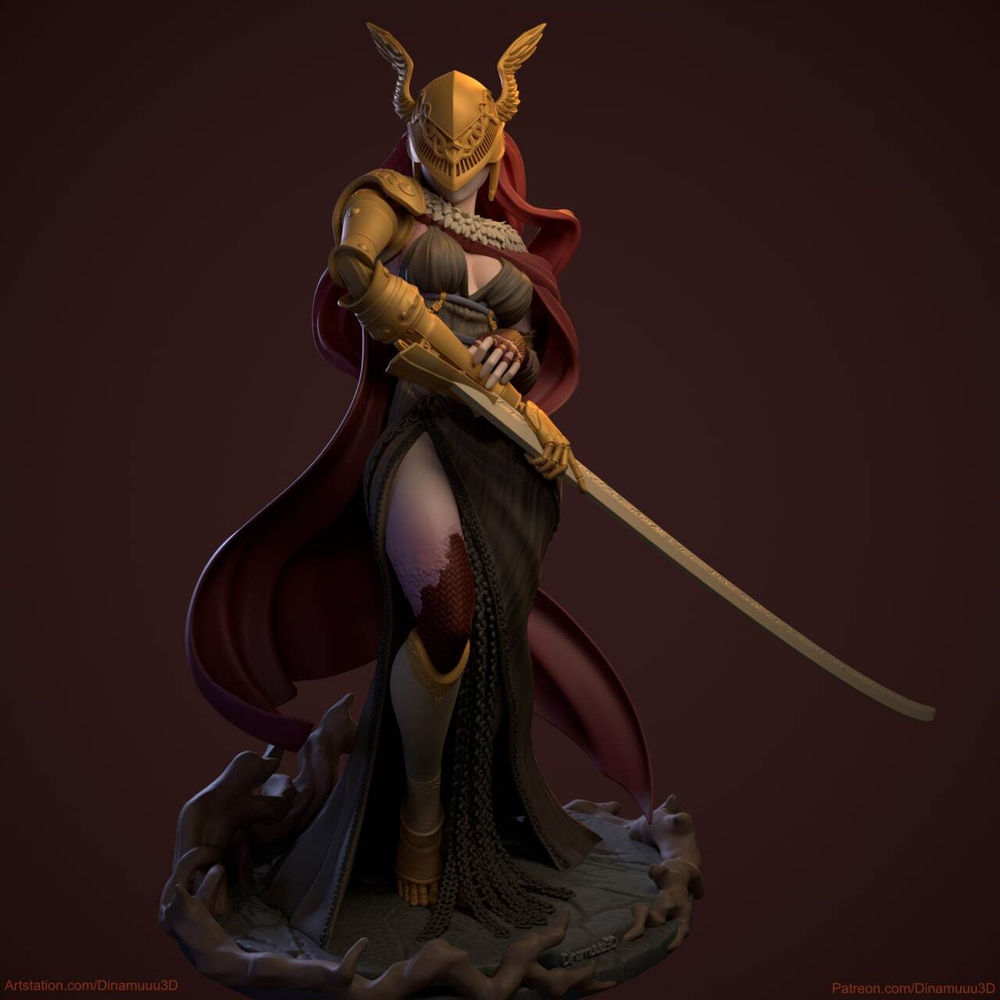 Фигурка Маления Клинок Микеллы богиня гнили Кольцо Элдена Malenia blade of miquella Goddess of Rot Elden Ring