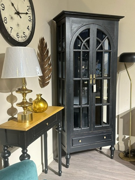 Шкаф-витрина "Legend" 80х40х185см Массив дуба