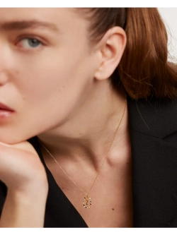 Колье женское PDPaola Буква Z серебро 925 пробы покрытое золотом 750 пробы CO01-285-U