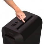 Шредер Fellowes PowerShred LX65 FS-44007(01), черный {DIN P-4, 4х37мм, 8 лст., 17 лтр., уничт.: скрепки,скобы,карты}