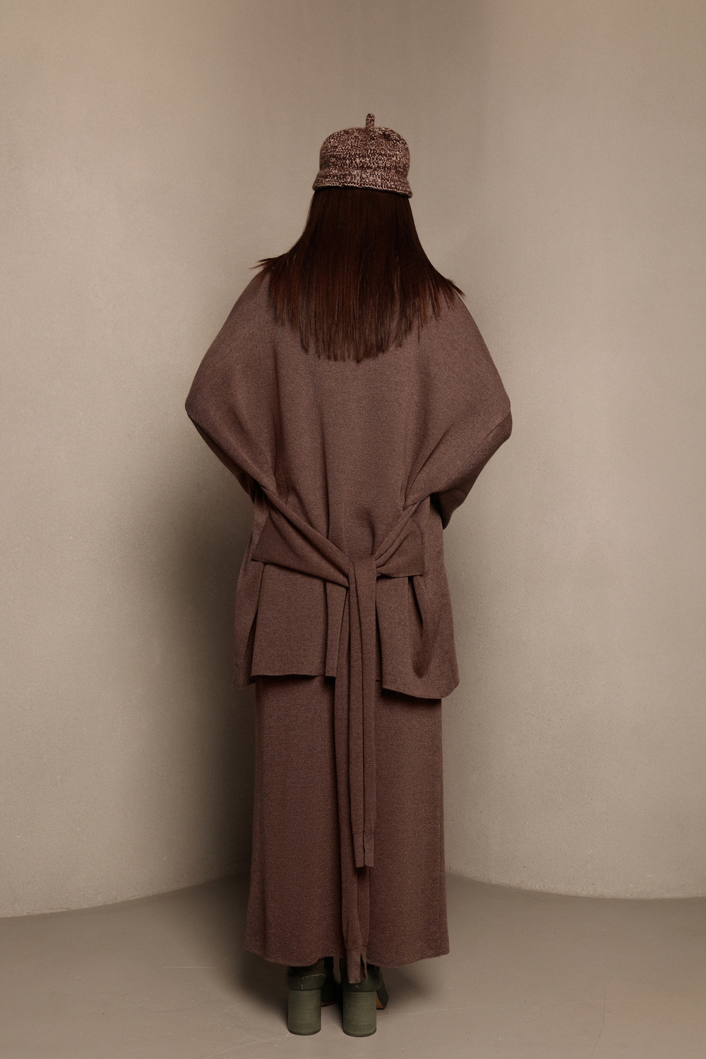 Юбка вязаная