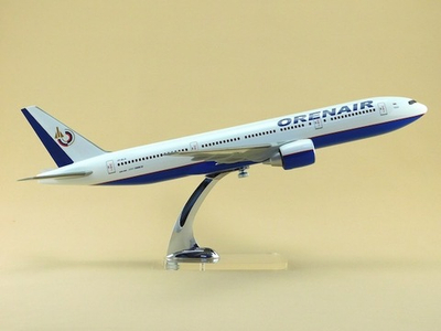 Модель самолета Boeing 777-200 ER (М1:144, Orenair)
