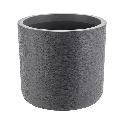 Кашпо СЛАНЕЦ D280мм 9,5л с вставкой Графитовый