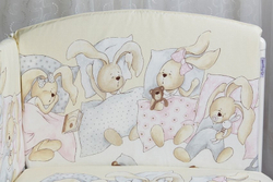 Комплект в кроватку Lappetti Сони розовый