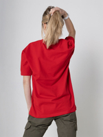 Футболка руны женская Город Горький красная