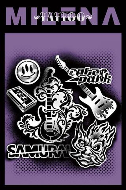 Трафарет для аэротату Milena 03