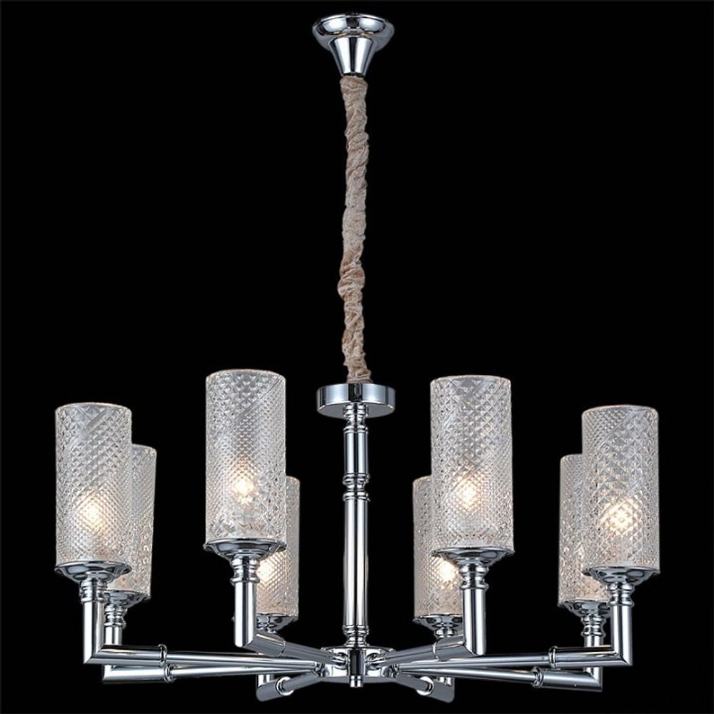 Подвесная люстра ILLUMICO  IL8683-8P-10 CR