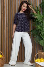 Блуза Джоан (синяя) Б13082-16М LT Collection