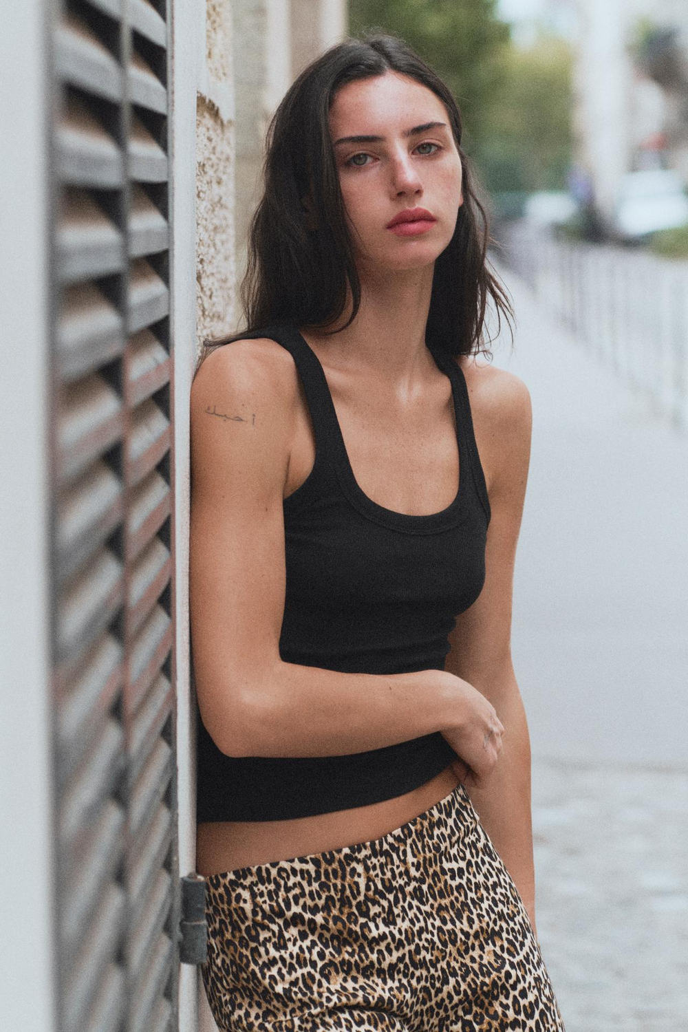 ZARA БРЮКИ КАПРИ, ЛЕОПАРДОВЫЙ