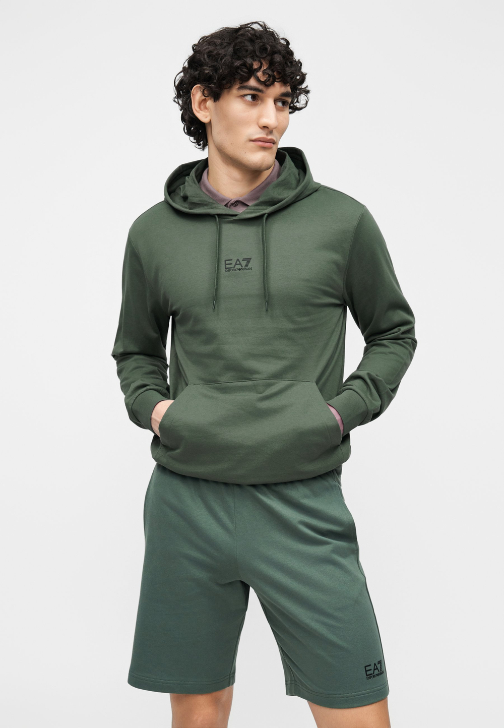 EA7 Emporio Armani UNISEX - Толстовка с капюшоном - Зелёный