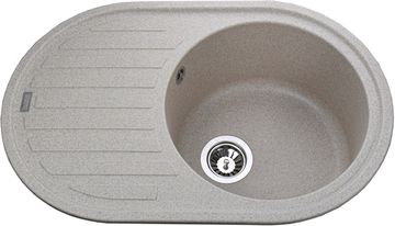 Кухонна мийка GLOBUS LUX OHara 770х500 мигдаль (000021076)