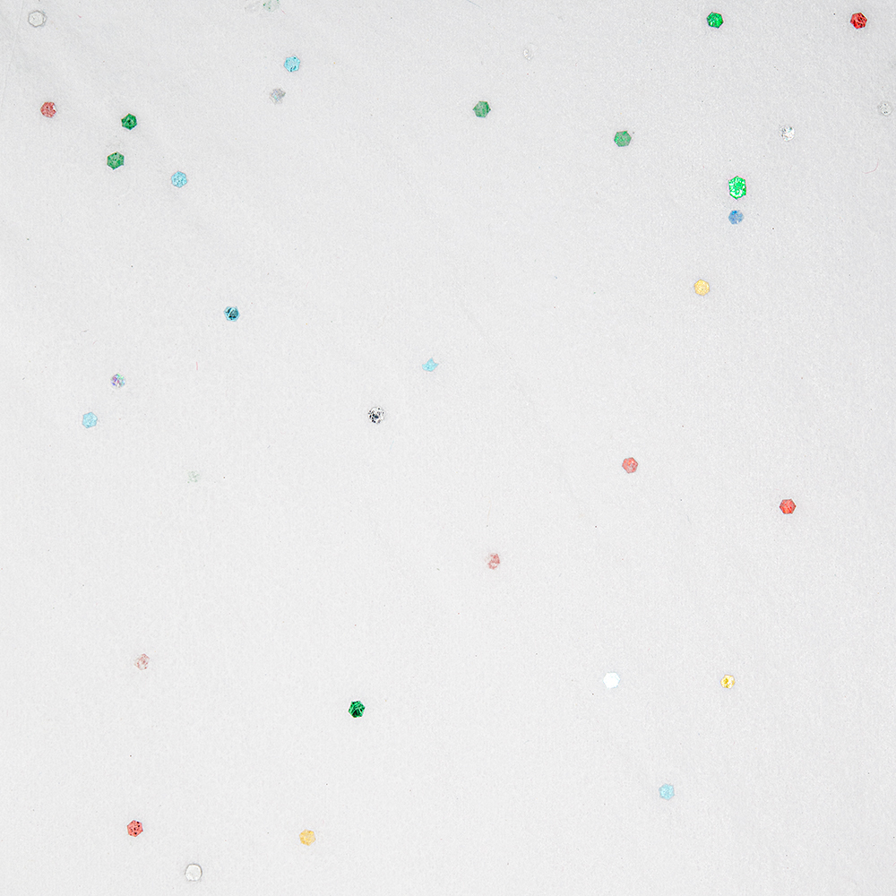 Тишью "Радужная крошка", белая, 500*680мм