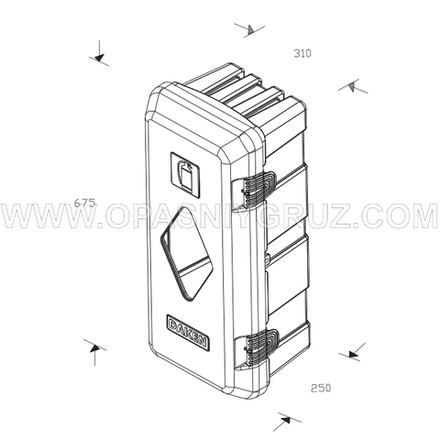 Пенал для огнетушителя 6-9 кг ADAMANT Премиум серия (Италия)