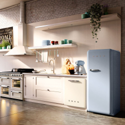 Тостер Smeg Стиль 50-х годов для 2 тостов голубой Италия кухня