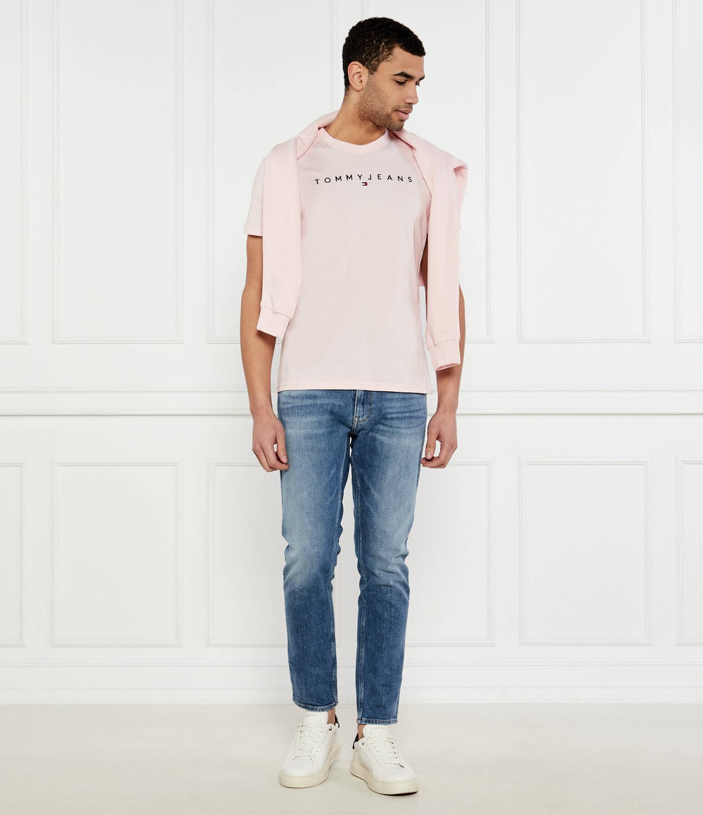 Футболка Tommy Jeans - пудро-розовый(DM0DM20744)