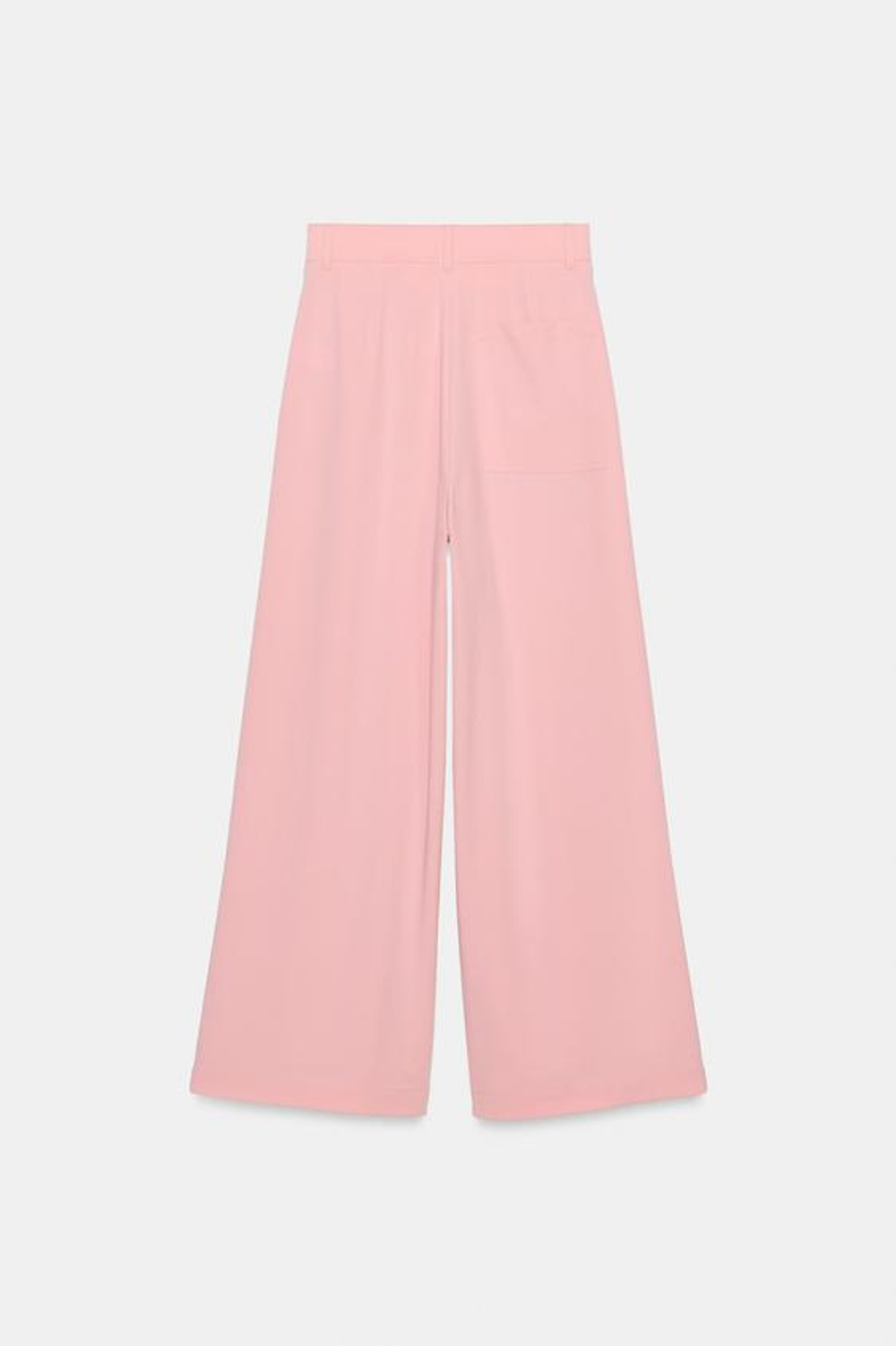 ZARA БРЮКИ С ЗАЩИПАМИ, МЯГКИЙ РОЗОВЫЙ