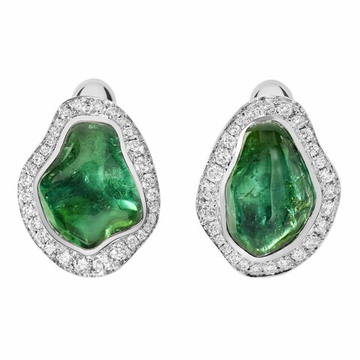 Серьги с Турмалином и Бриллиантами, E0030-31/1