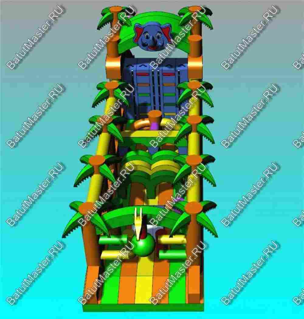 Надувная полоса препятствий "Пальмовый оазис"