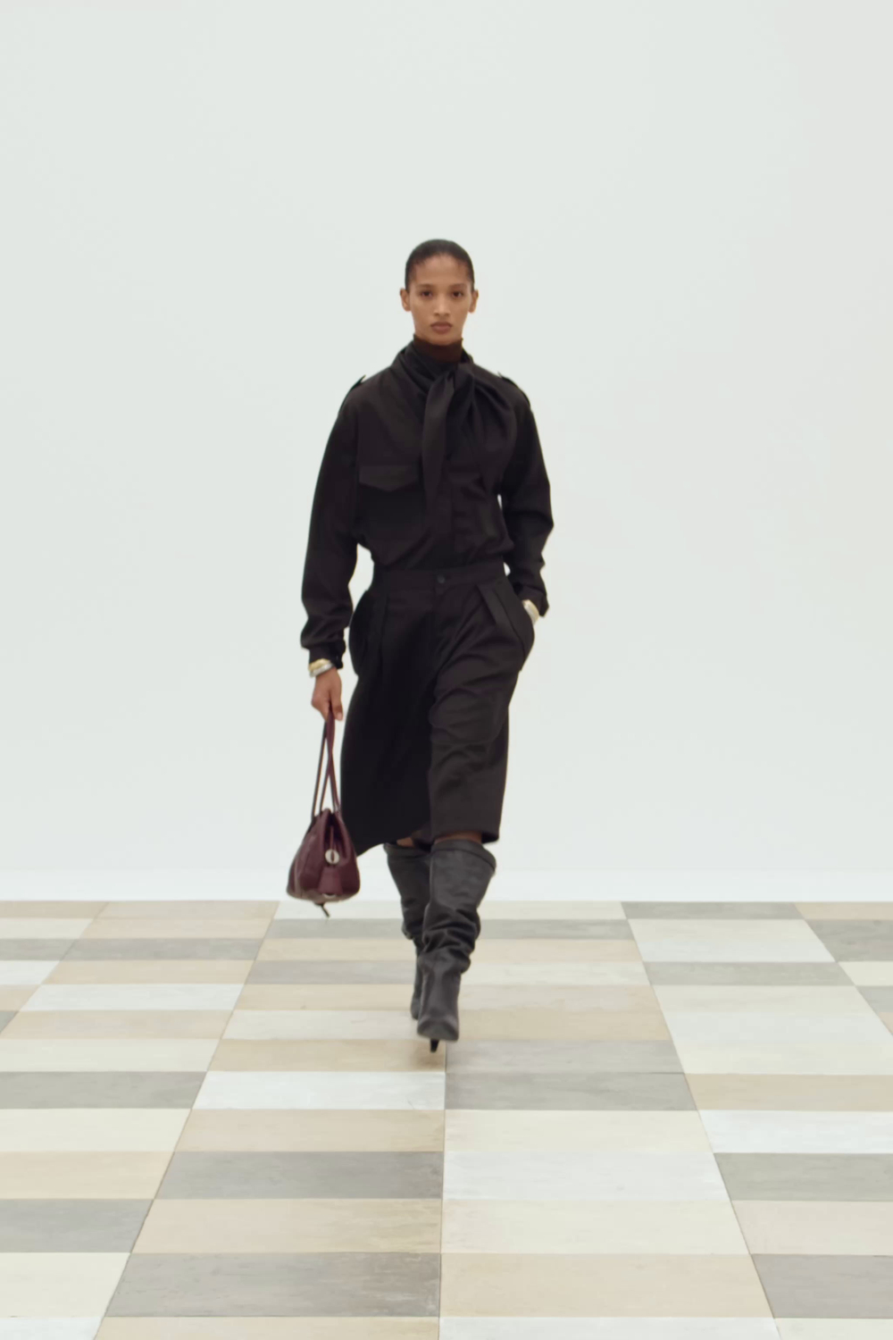 ZARA РУБАШКА С ДЛИННЫМИ РУКАВАМИ, ШОКОЛАДНЫЙ