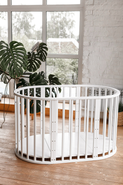 Кровать трансформер 8 в 1 "Бриджит" детская круглая